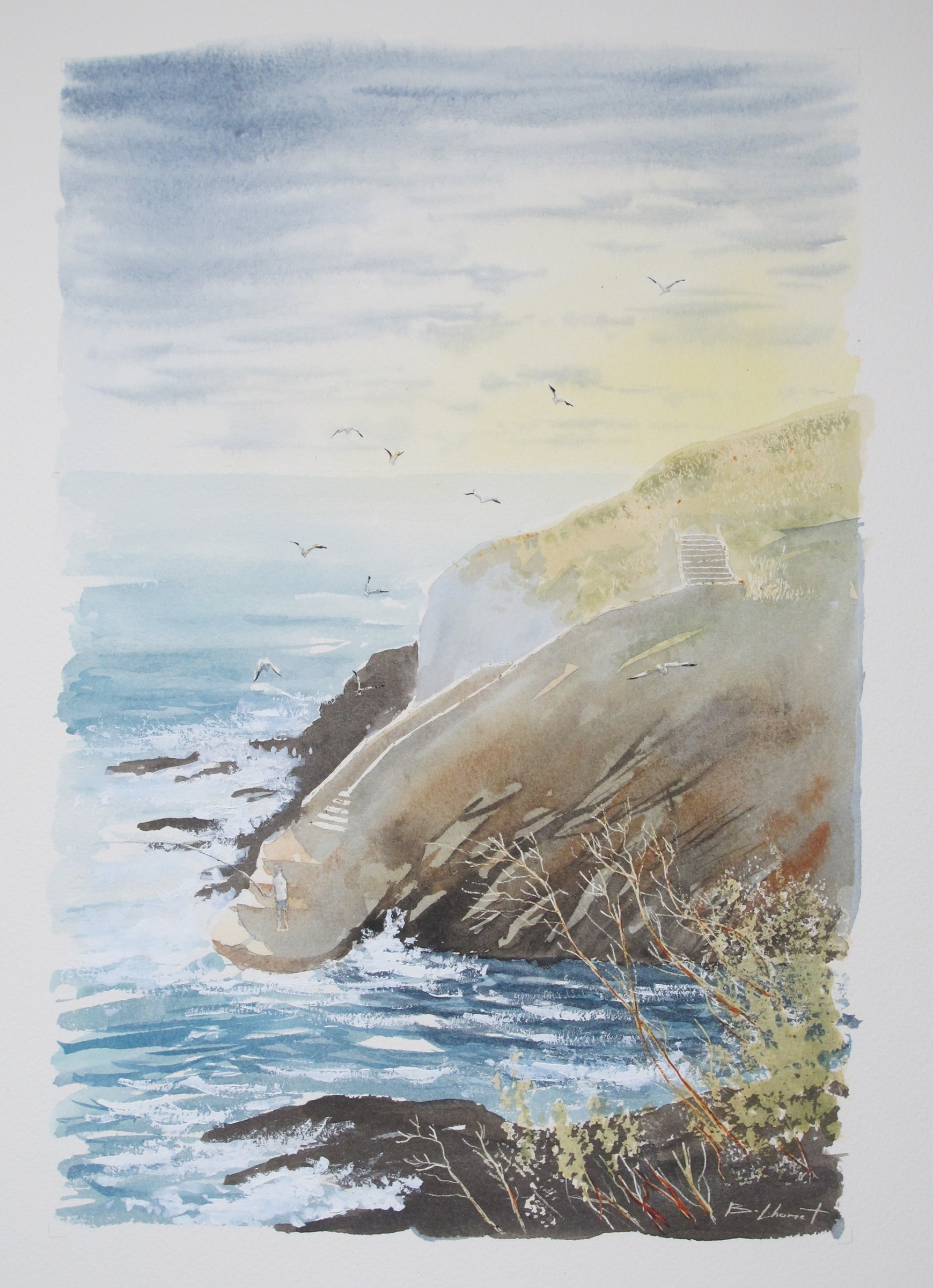 Collioure - aquarelle