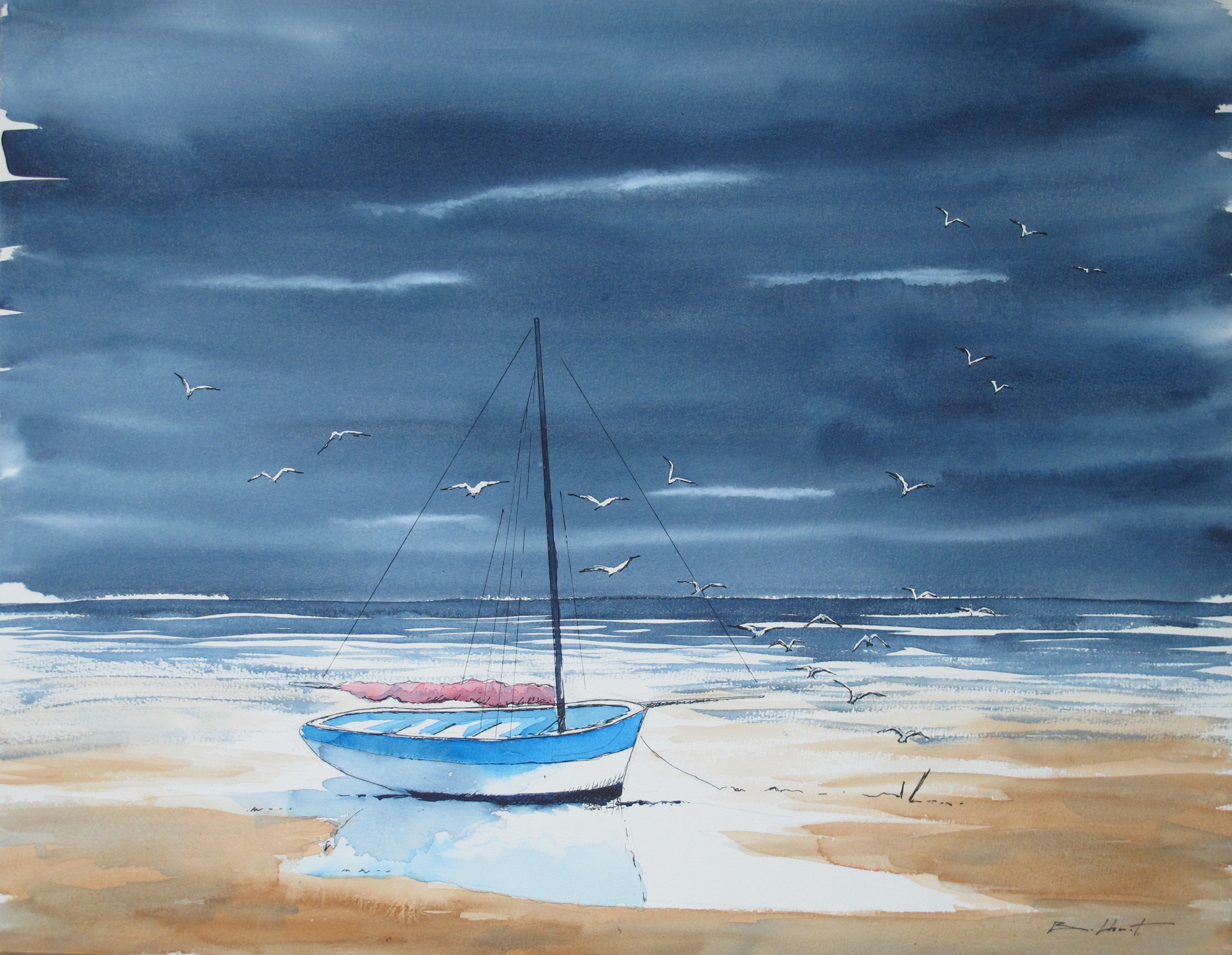 Sans titre - aquarelle