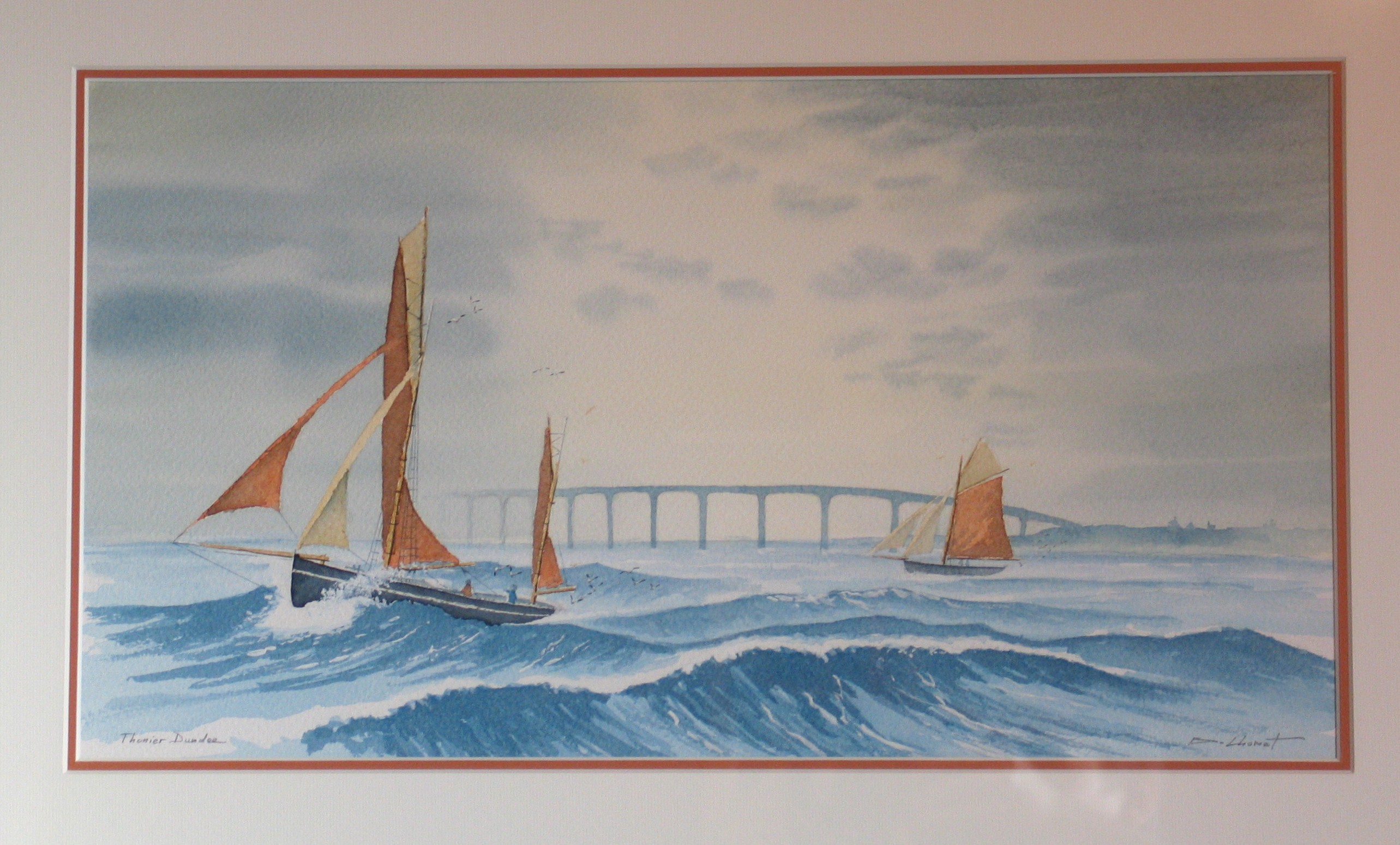 Thonier dundee - aquarelle