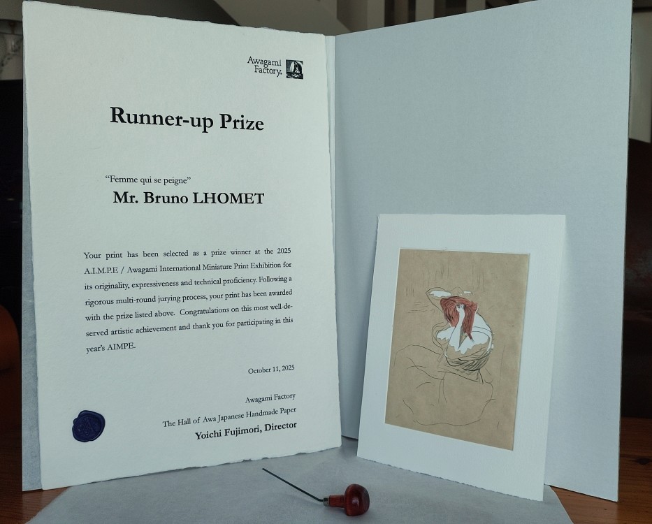 Femme qui se peigne - Runner-Up Prize
