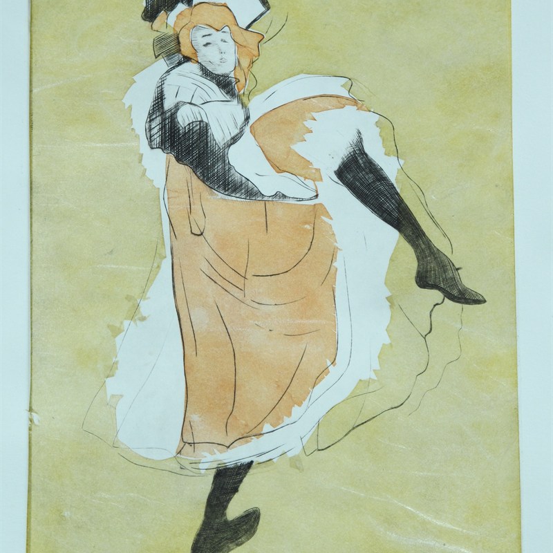Jane Avril dansant
