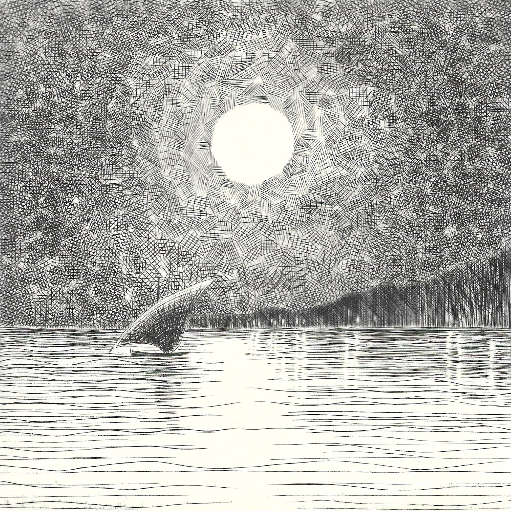 Gravure au burin de Bruno Lhomet